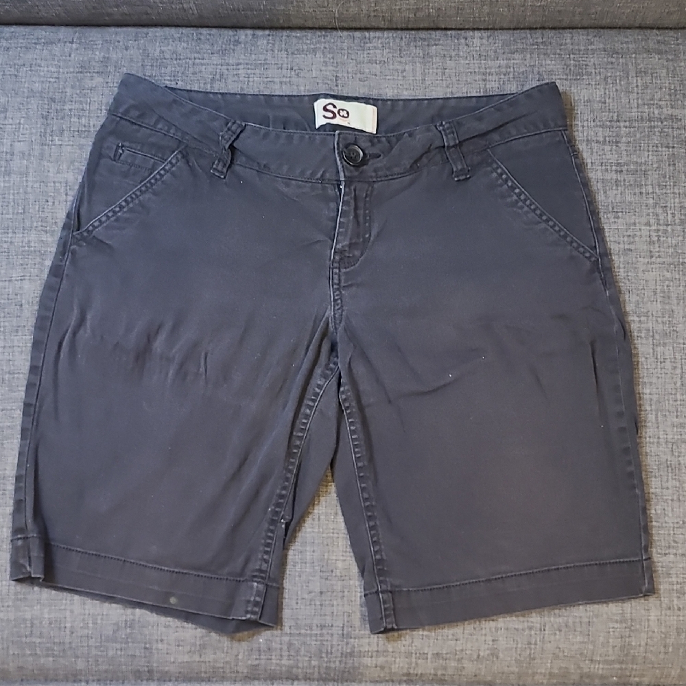 SO Women's Black Bermuda Shorts